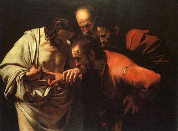 Caravaggio- Šv. Tomo netikėjimas